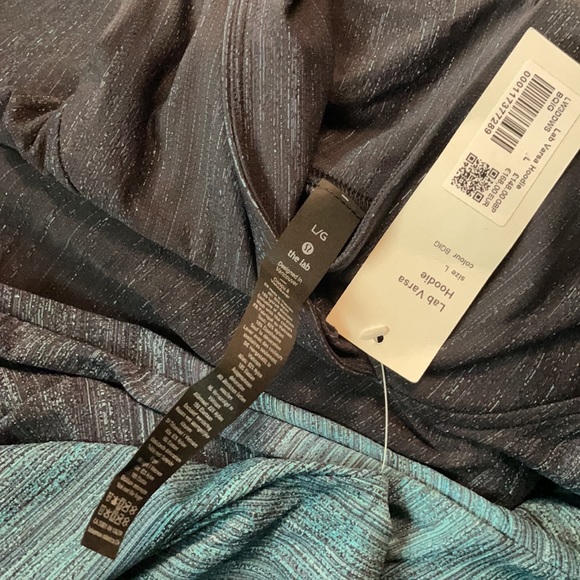 Lululemon Varsa Hoodie *lululemon lab - Aurora Glow Jacquard Black True Navy - Picture 6 of 6